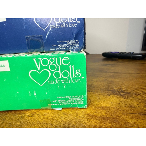 Vintage Ginny Dolls 2. 1978 one blonde one brown. Brand new in box - Picture 11 of 12